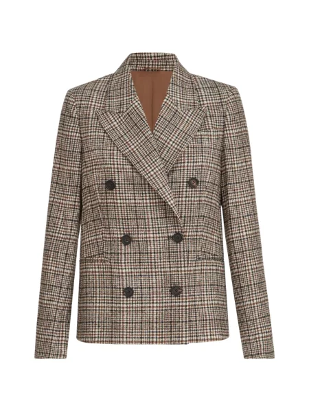 Sacou Brunello Cucinelli de lână maro