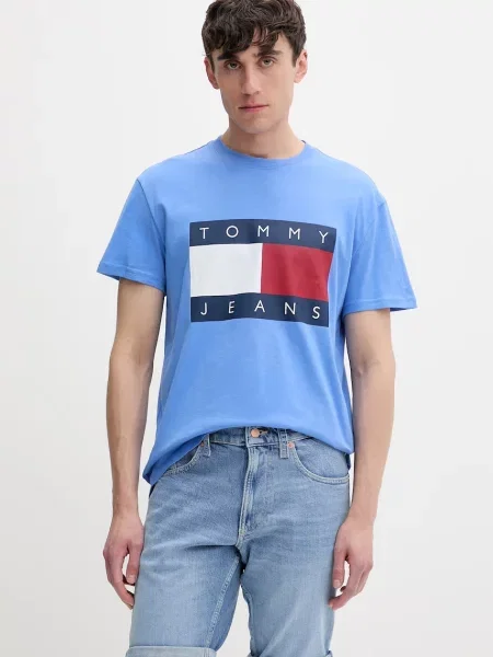 Tommy Jeans tričko modré