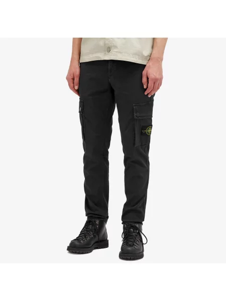 Spodnie cargo Stone Island czarne