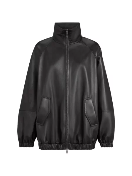 Geanta de piele Brunello Cucinelli negru