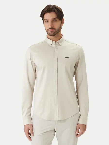 BOSS Cămașă ST Motion bej