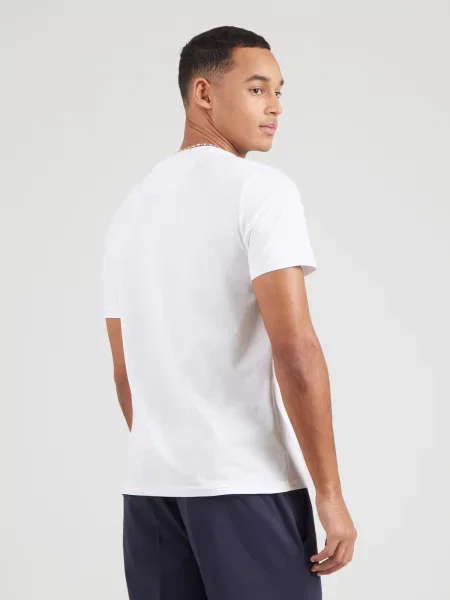 GUESS Tricou negru murdar / natural alb