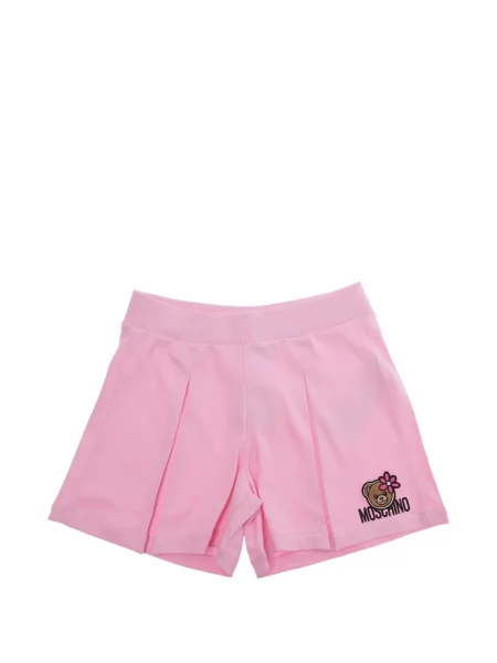 Szorty dziecięce Moschino różowe