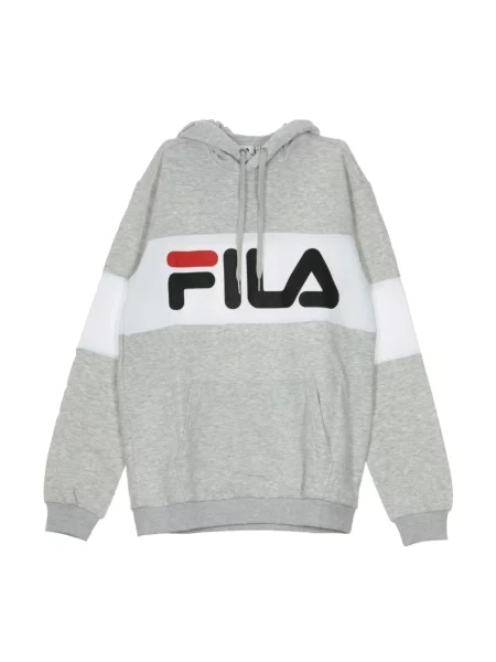 Bluza z kapturem Fila z kapturem szara