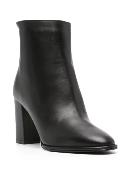 Cizme scurte Le Silla din piele negru
