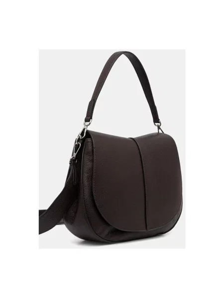 Gianni Chiarini torebka crossbody skórzana HELENA ROUND brązowa