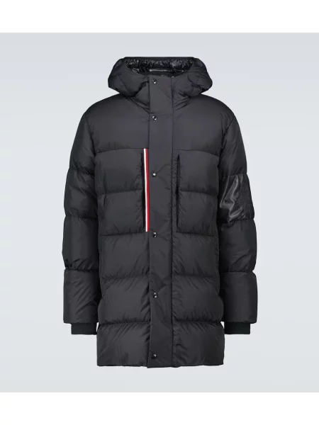 Geacă cu puf Moncler albastru