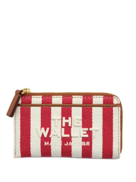 Portofel Marc Jacobs cu dungi din canvas