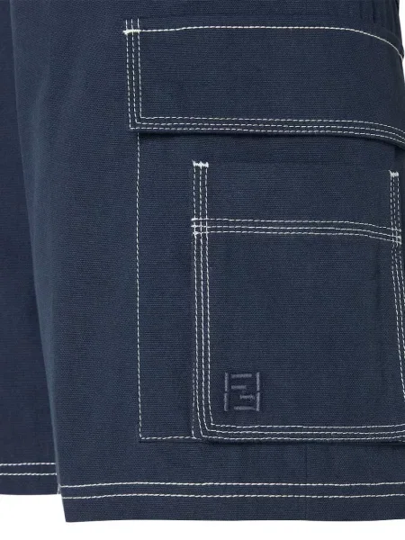 Pantaloni scurți cargo Fendi albastru