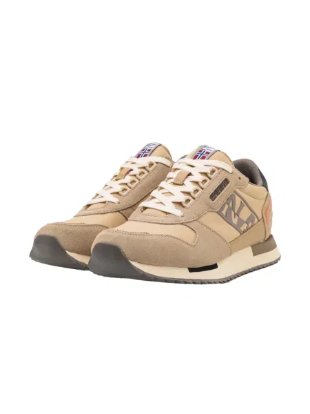 Sneakersy Napapijri skórzane beżowe
