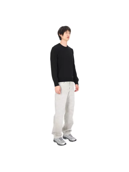 Sweter A.p.c. z logo czarny