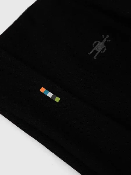 Smartwool kifordítható sapka Thermal Merino Reversible vékony gyapjú fekete