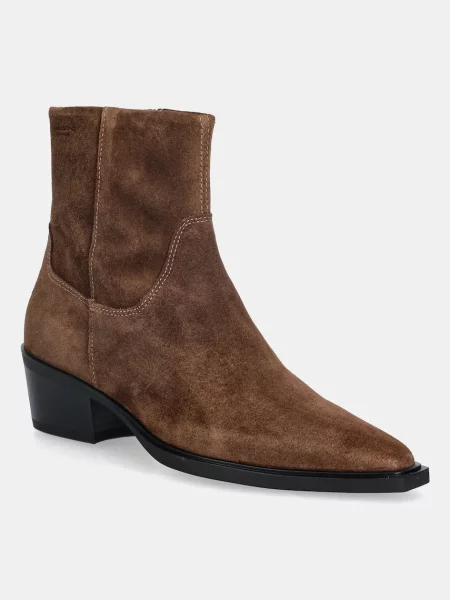 Vagabond Shoemakers cizme din piele întoarsă KELSEY cu drept maro