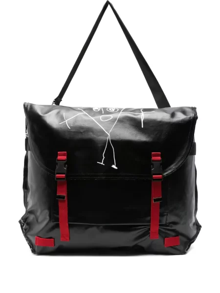 Чанта Plan C с принт черно