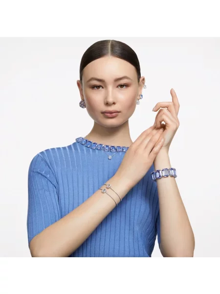 Bransoletka Swarovski biała