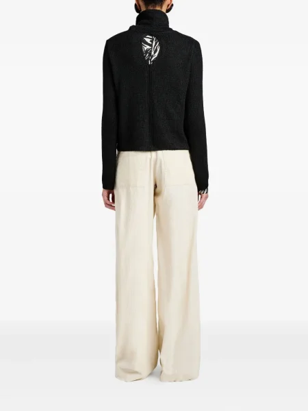 Pantaloni Proenza Schouler White Label de catifea cord alb