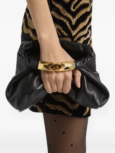 Geantă Balmain din piele negru