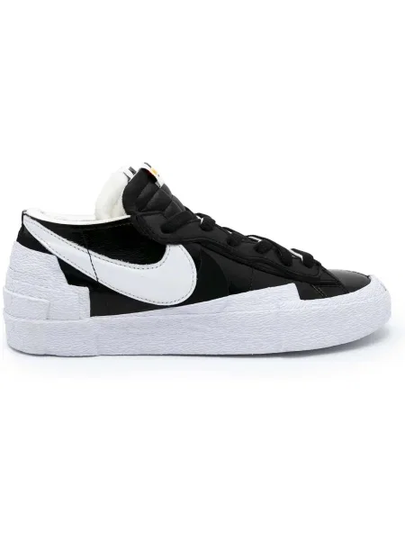 Kožené lakované sako Nike čierna