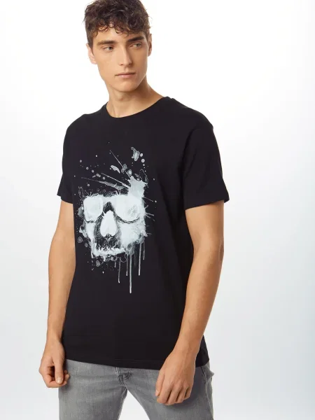 Mister Tee Tricou negru alb