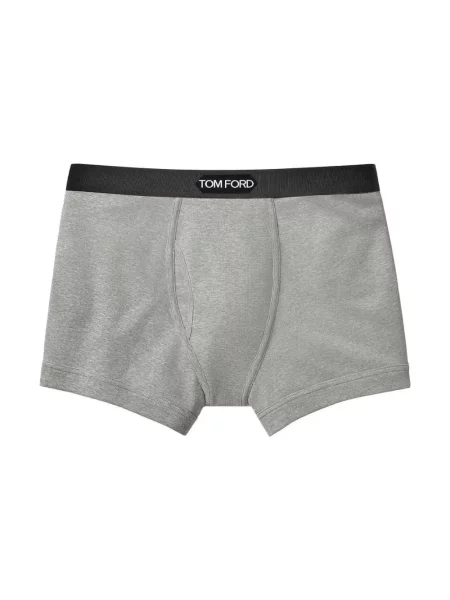 Bokserki Tom Ford z logo szare