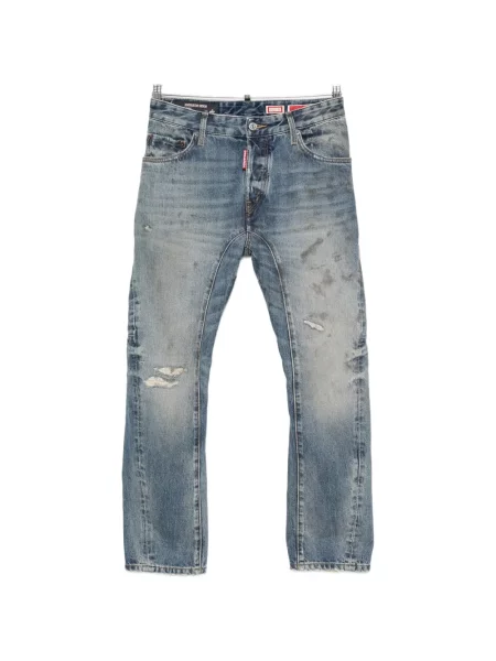 Blugi Dsquared2 zdrențuiți albastru