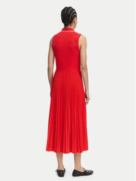 Tommy Hilfiger Hétköznapi ruha Pleated piros