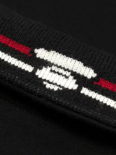 Hanorac cu fermoar Aape By A Bathing Ape cu broderie negru