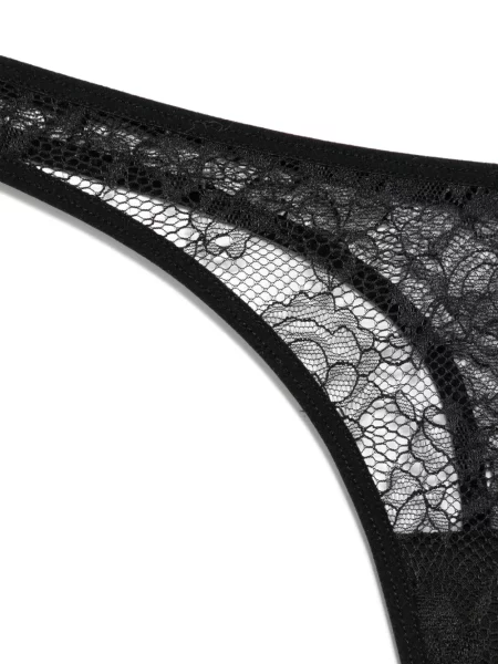 Chiloți tanga Maison Close negru
