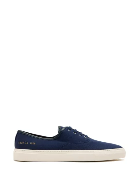 Sneakerși Common Projects cu șireturi din dantelă albastru