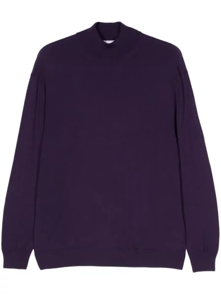 Sweter D4.0 wełniany fioletowy