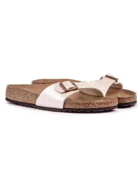 Klapki Birkenstock beżowe