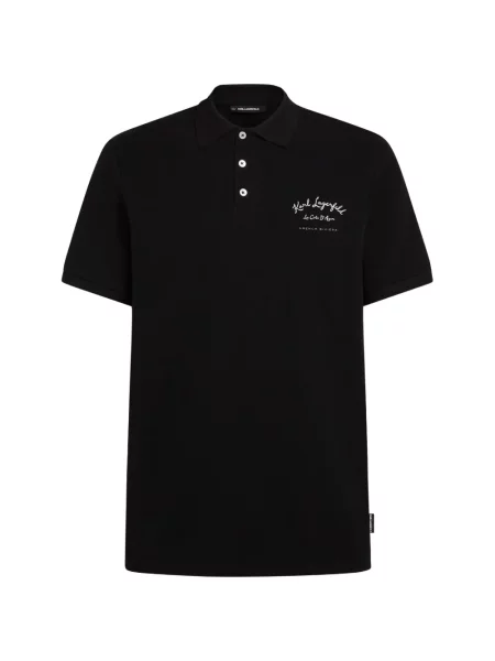 Polo Karl Lagerfeld negru