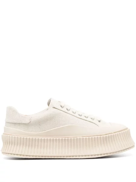 Sneakerși Jil Sander din piele