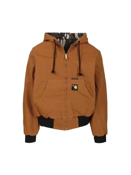 Kurtka Carhartt Wip płócienna brązowa