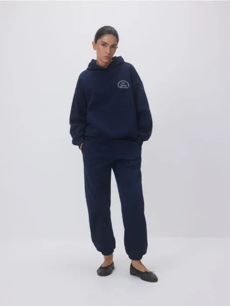 Reserved Pantaloni sport cu conținut ridicat de bleumarin