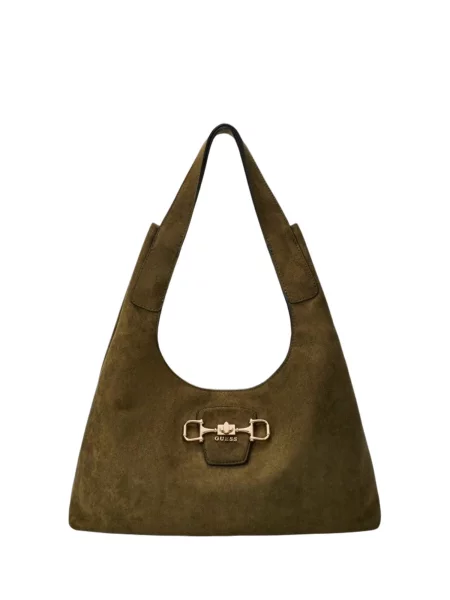Geanta hobo Guess verde