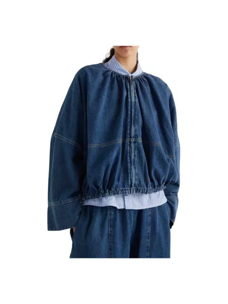 Kurtka jeansowa Meimeij niebieska