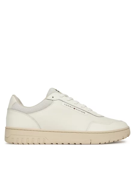 Laisvalaikio batai Tommy Hilfiger Th Basket Core Écru
