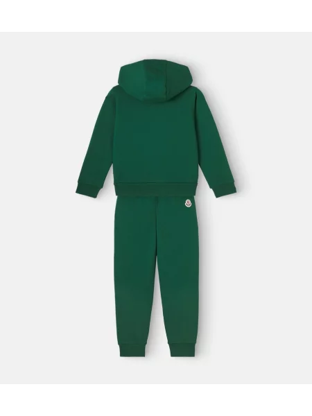 Gyerek kapucnis melegítő felső Moncler Enfant zöld