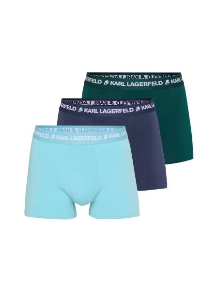 Karl Lagerfeld Boxeralsók / világoskék / smaragd kék