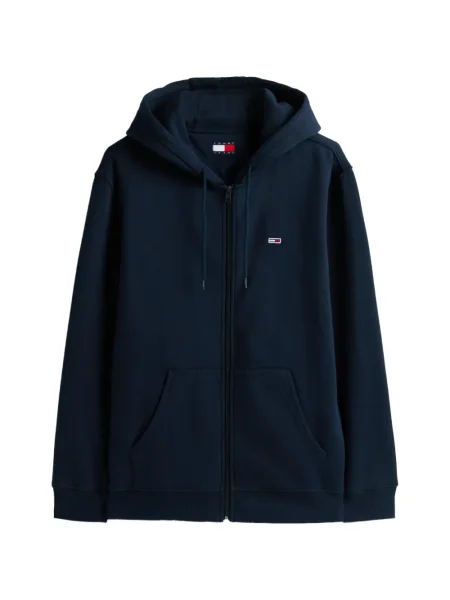 Hanorac cu glugă Tommy Hilfiger albastru