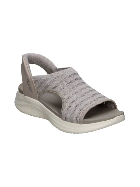 Sandále Skechers sivá