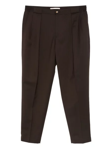 Pantaloni Briglia 1949 plisate maro