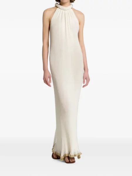Μάξι φόρεμα Alberta Ferretti με halter λαιμόκοψη
