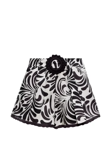 Pantaloni scurți Twinset cu imagine alb