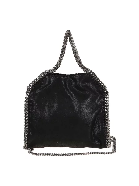 Mała mały torebka skórzana Stella Mccartney elegancka czarna