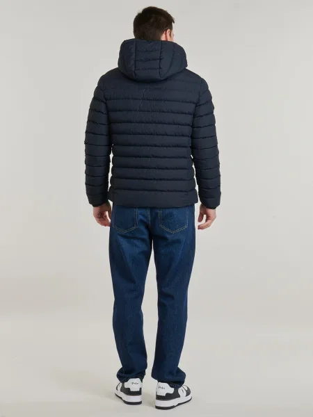 Bunda Superdry s kapucňou modrá