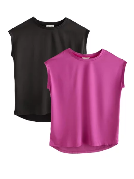 Love & roses Tricou roz negru