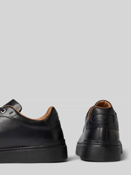 Sneakersy z naturalnej skóry La Martina czarne