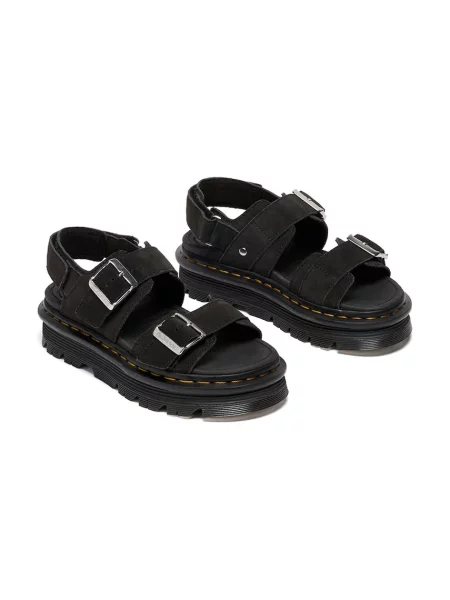 Pantofi Dr. Martens din piele cu platformă negru
